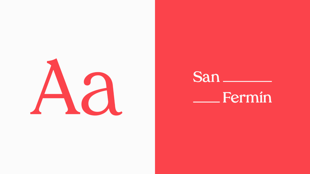 branding  San Fermin marca diseño pamplona españa identidad visual