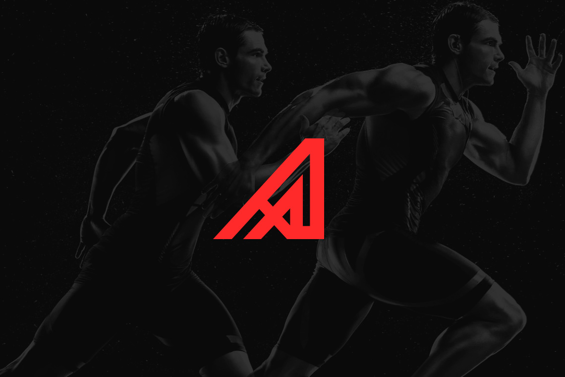 brands Logotype sport logo sports branding  Minimalism black identity gym