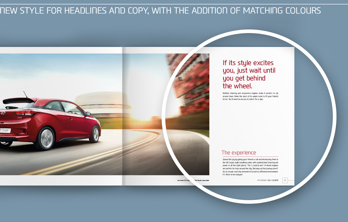 Hyundai i20 coupe UK automotive   car brochure