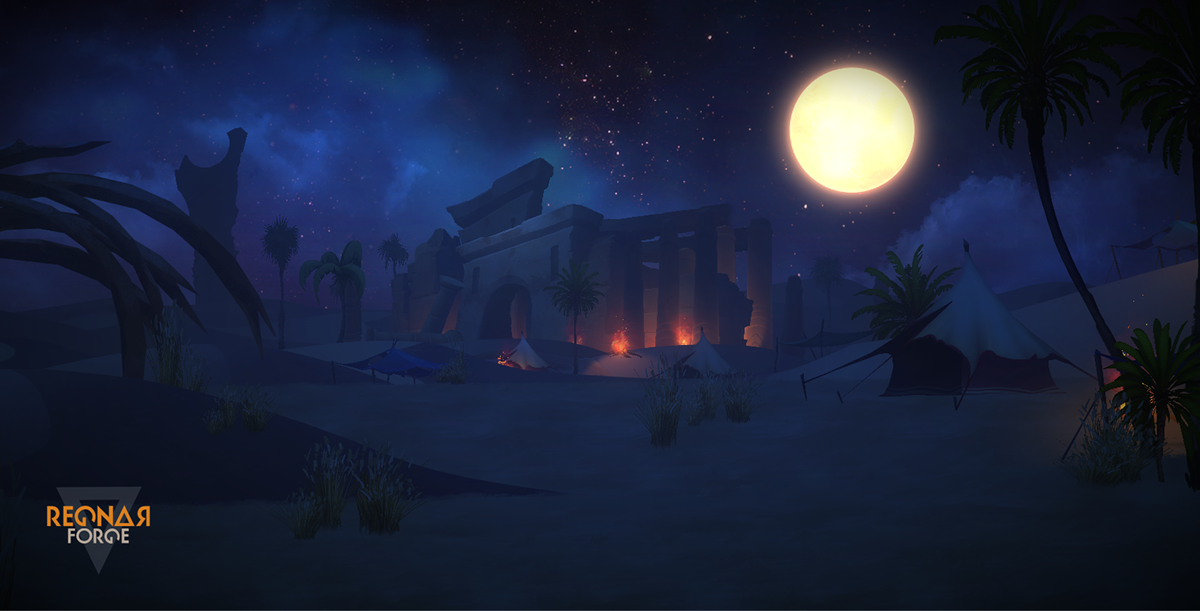 Unity 3d platformer game Game Assets desert persian nights 2d games
