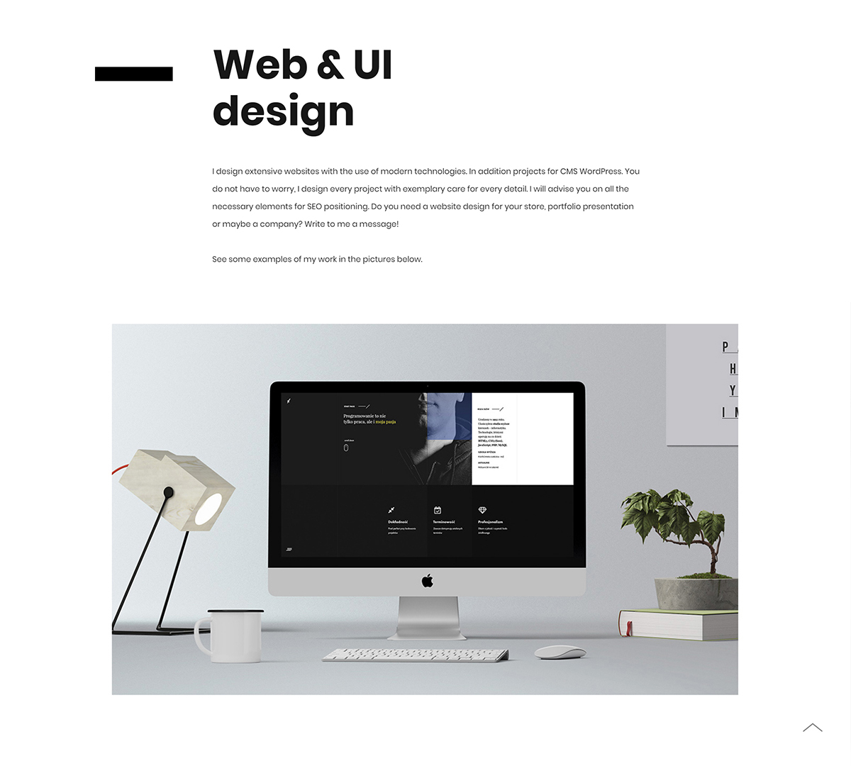 clean modern Website branding  black White minimalist brand Unique