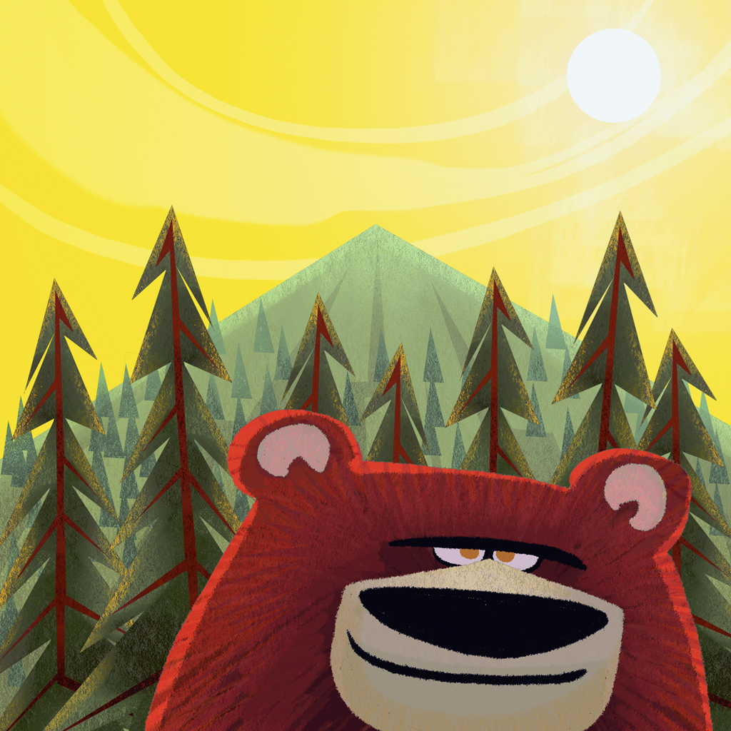 bear kids book Landscape Fun