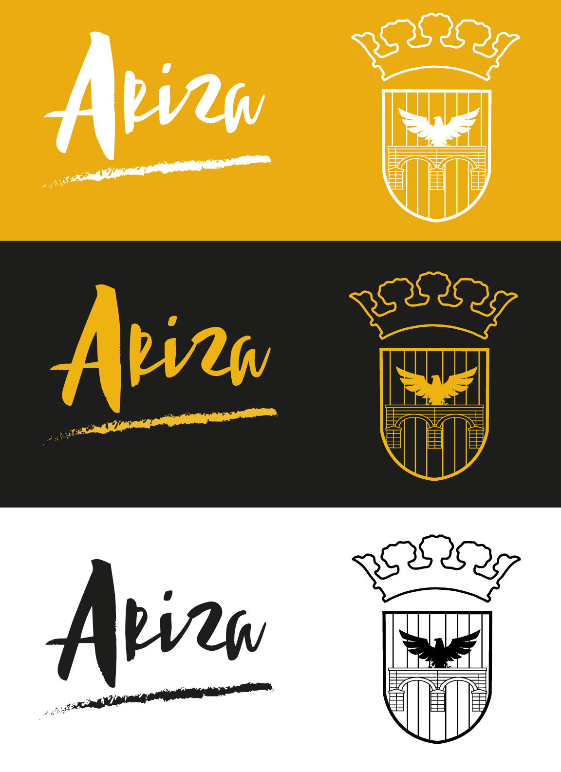 branding  identity town ariza Icon pictures ARTISITIC ART logo