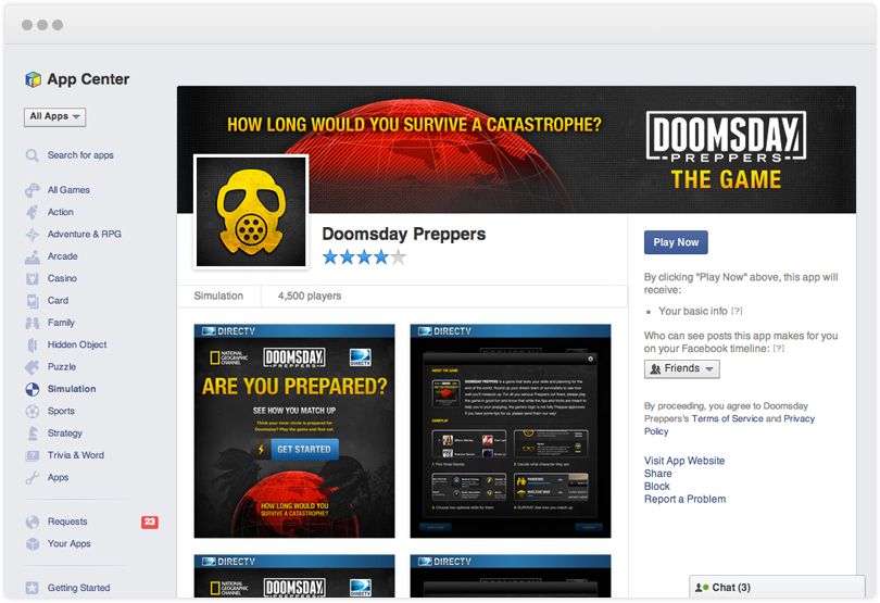 doomssday preppers DirectTV apocalypse prepare motion graphics