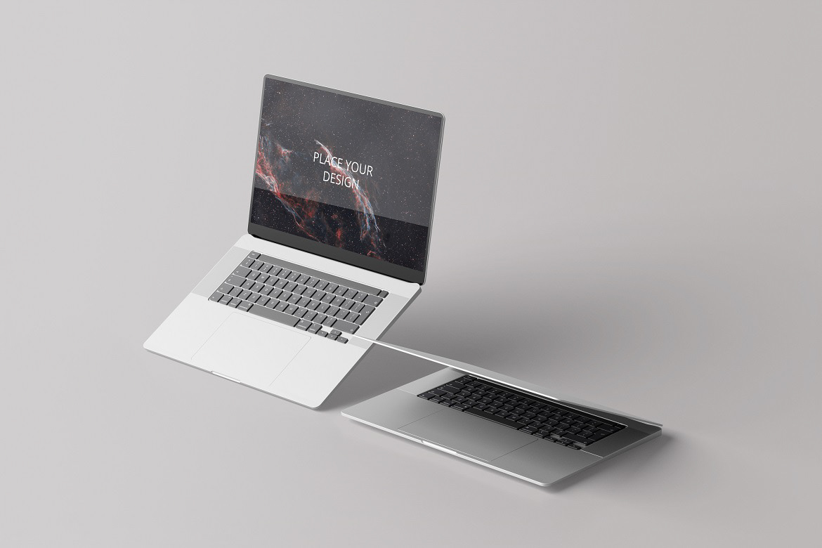 commercial Computer device Laptop minimal Mockup modern phone tablet Technology