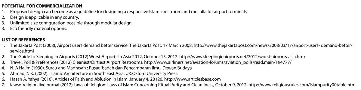 MUSOLLA Restroom toilet COMBINATION TOILET AIRPORT TOILET