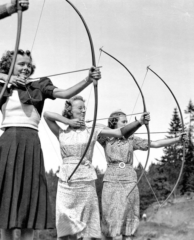 Humboldt University  archery club  california redwood Tree  shield log logo arrow