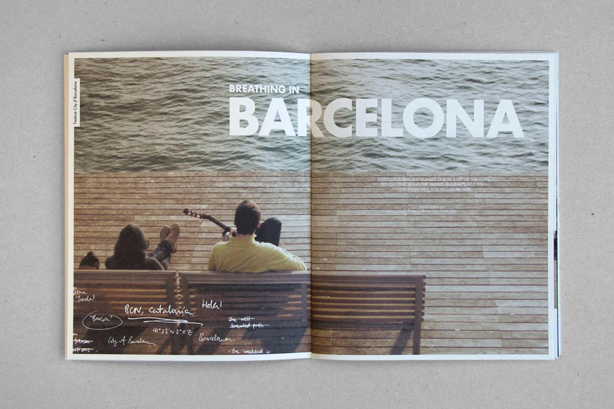 Travel miami barcelona beach Muted Scenes magazine Desaturated colors coastal city people mood destination