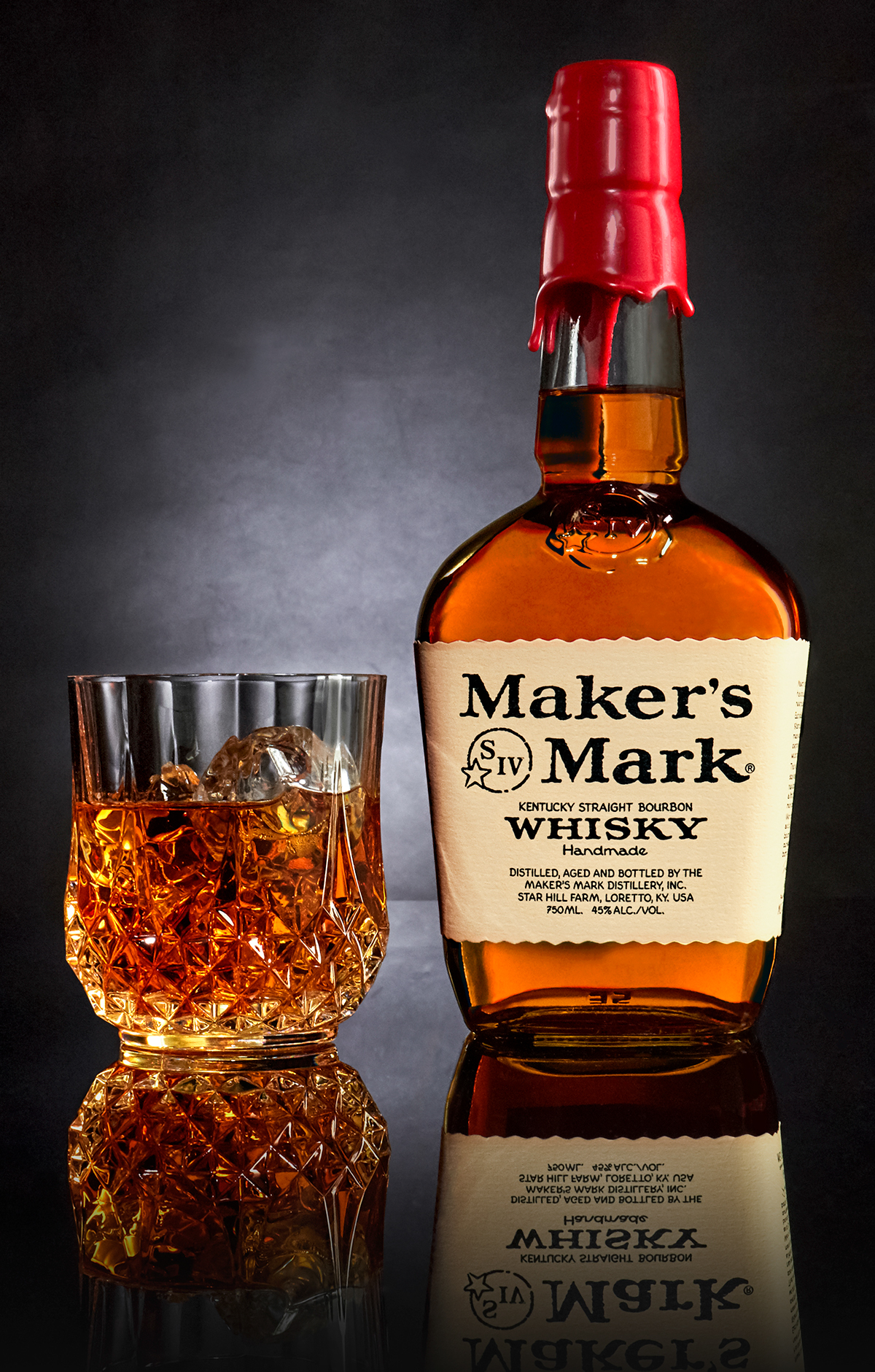 maker's mark bourbon Whisky Whiskey Photography  Commercial Photography Advertising 