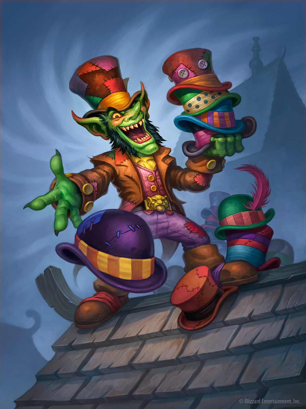 Game Art ILLUSTRATION  monsters Scary fantasy creatures painting   concept art Hearthstone Card Art