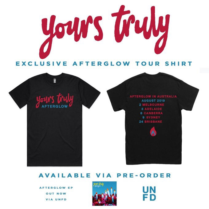 Yours Truly Tour Merch And Posters on Behance