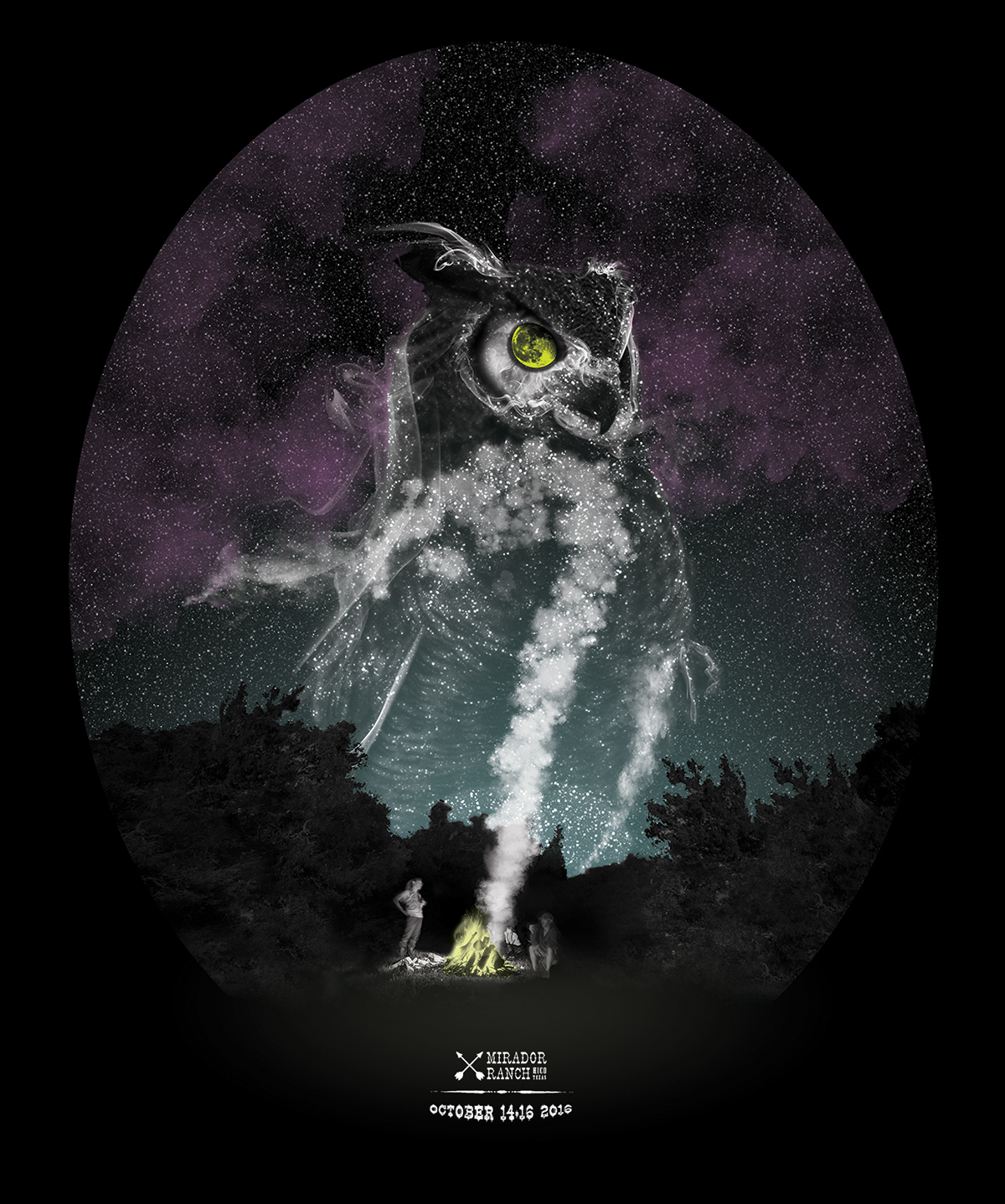 owl Space  charity ILLUSTRATION  d30n LLC Portland Oregon graphic design  Mystic spirit