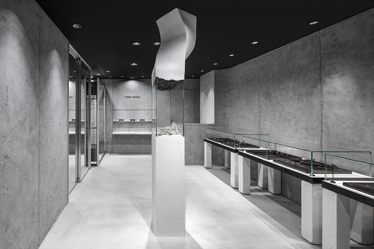 brand concept diamond  garde harajuku Interior jewelry Retail tokyo