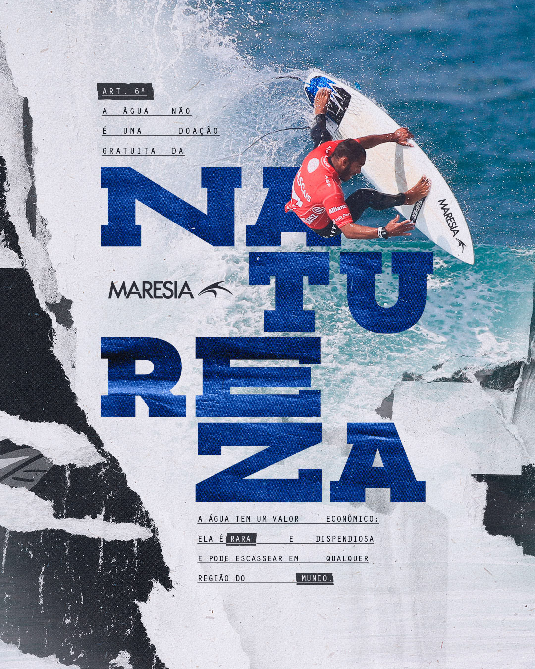 agua onu design Surf natureza collage poster wave onda Maresia