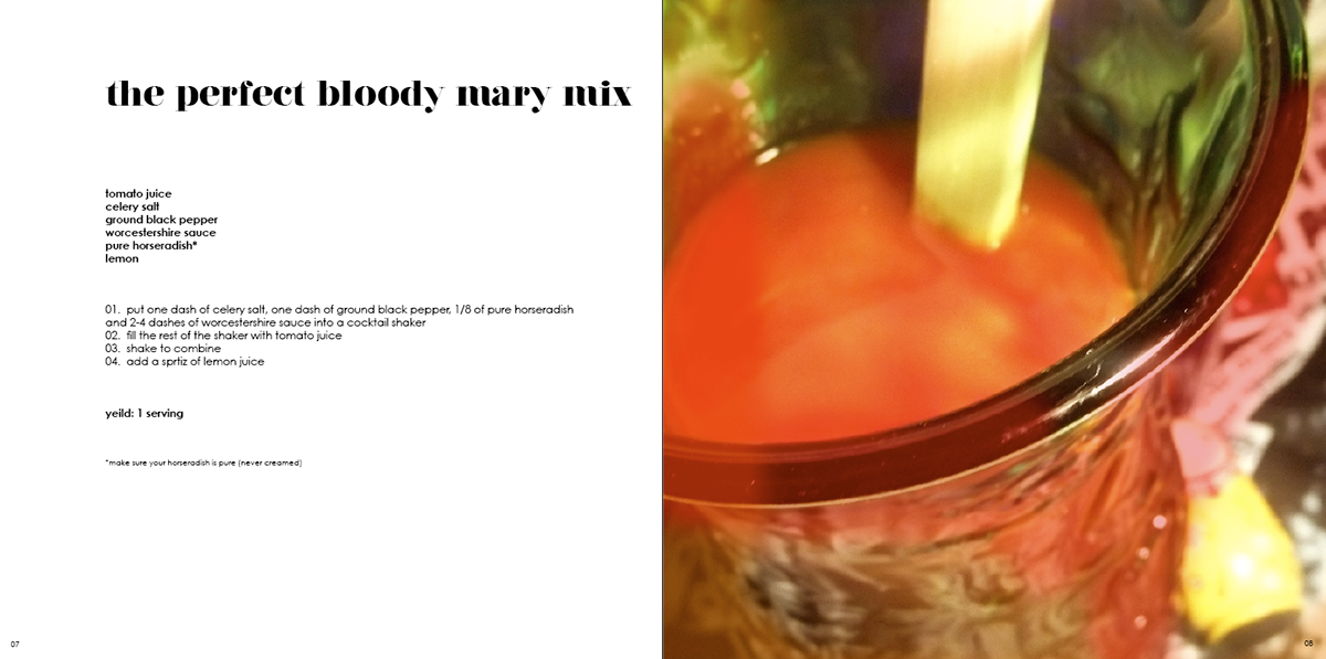 sarah jane peck  minimalism  midcentury modern  recipe book  ebook