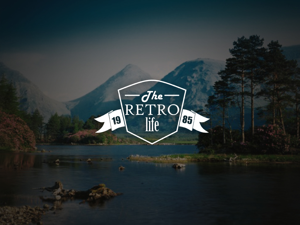 Retro life logo