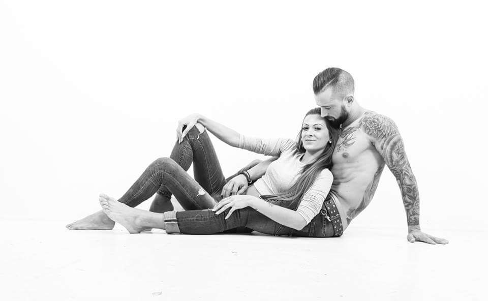studio model inked tatto couple
