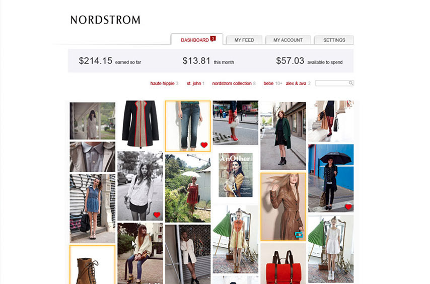 Nordstrom tumblr blogging  selling Clothing photoshop XCode Objective-C
