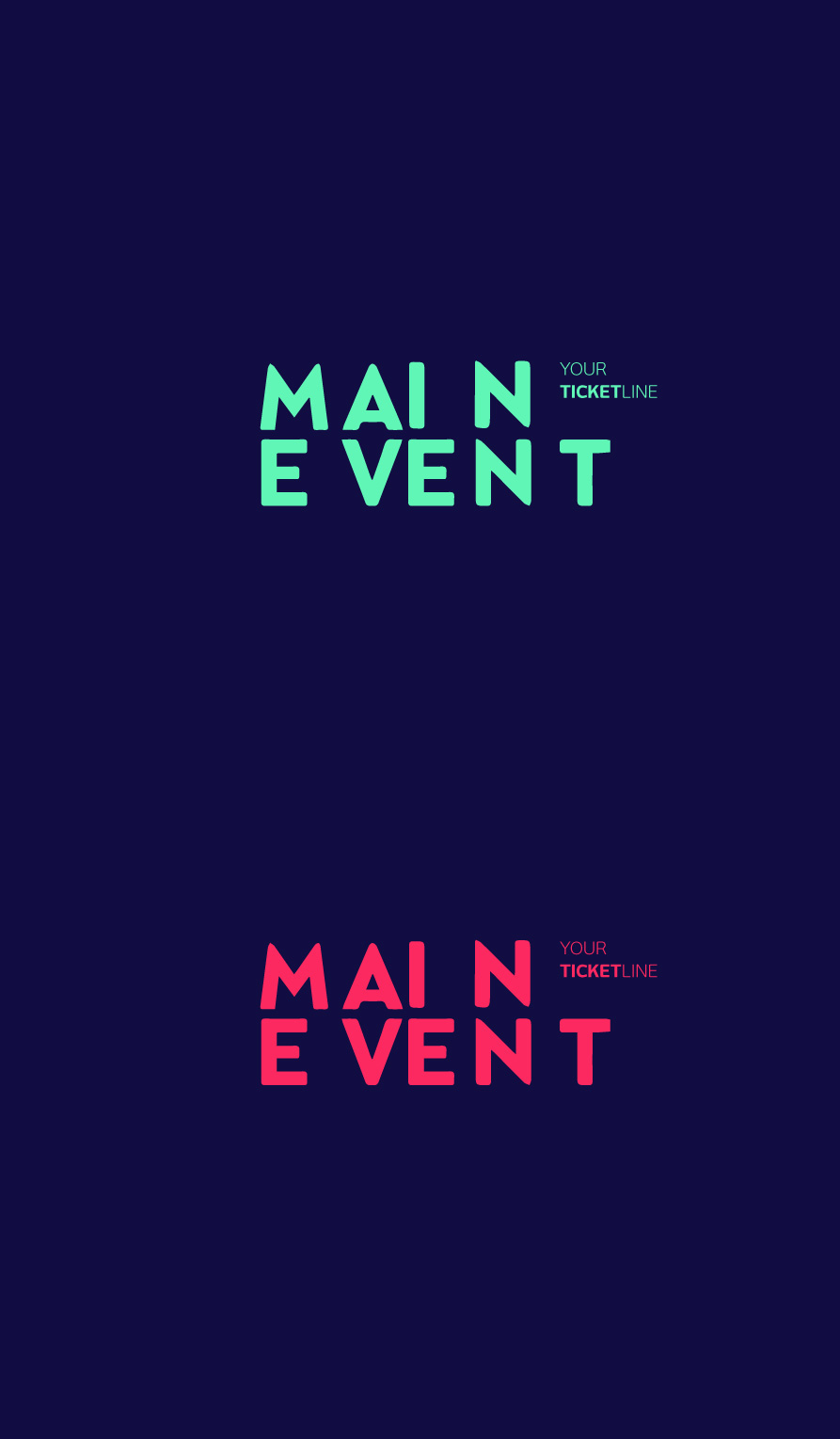 Event tickets site app colors bands concerts Web
