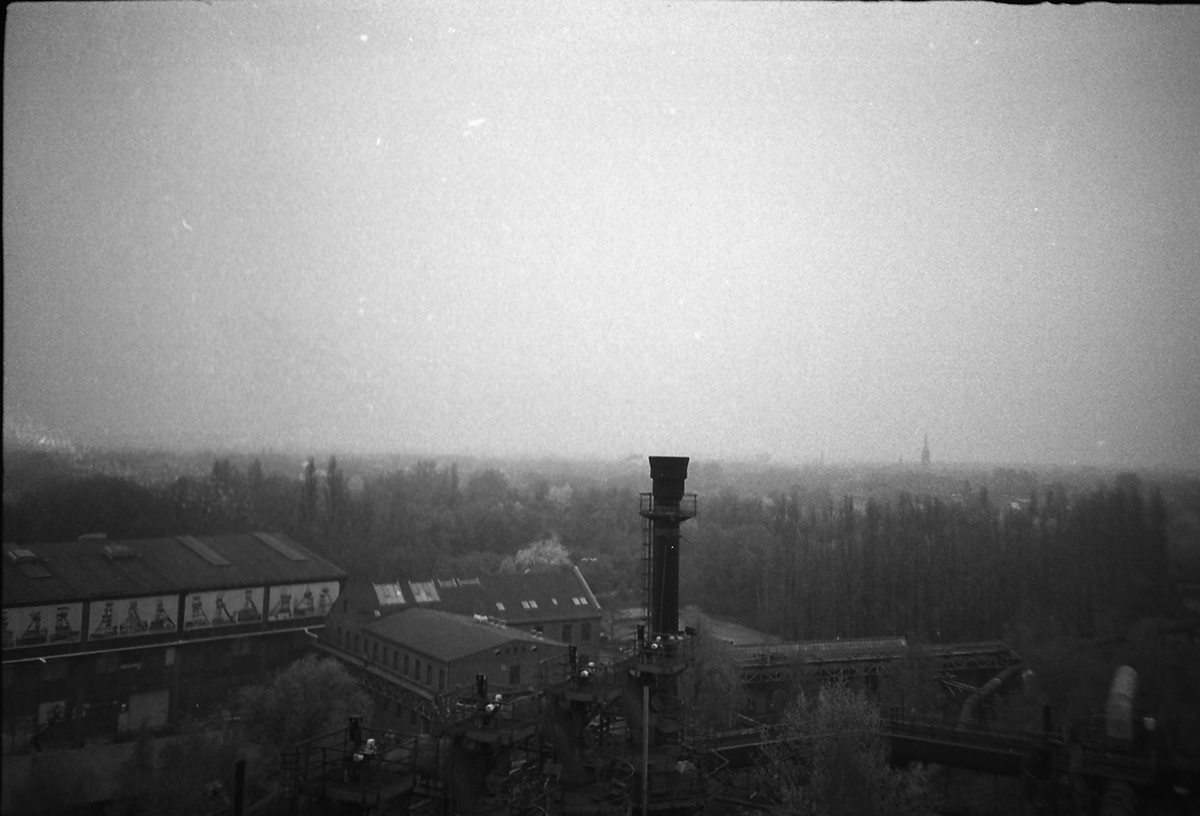 Landschaftspark Düsseldorf germany Lomography lomo blackandwhite Black&white blackwhite bw 35mm Lomolca+ lomolca doubleexposure multipleexposure