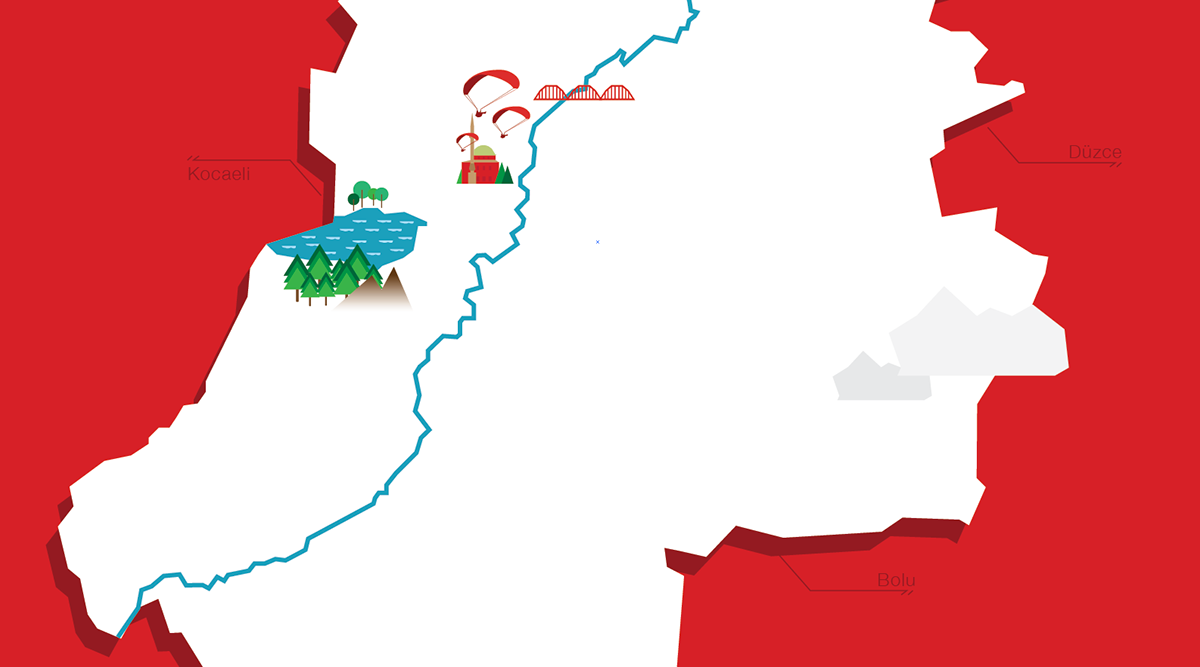 Turkey info graphic infographic map sakarya adapazarı edman red ILLUSTRATION  vector