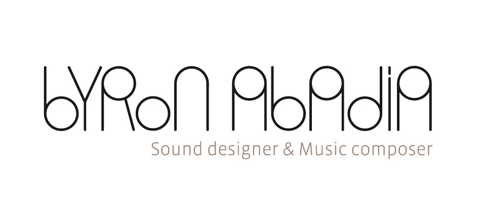 byron abadia sound designer Web corporate image newsletter Email Footer blog design