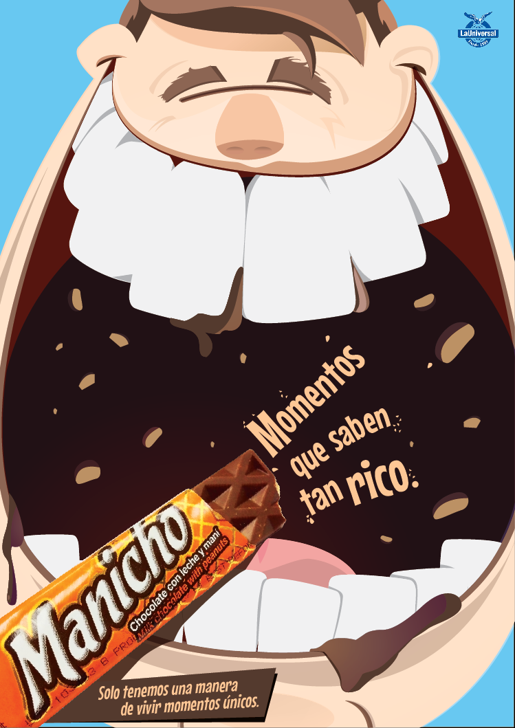 Manicho OWK guayaquil Ecuador #mileycyrus #chocolate   #illustration