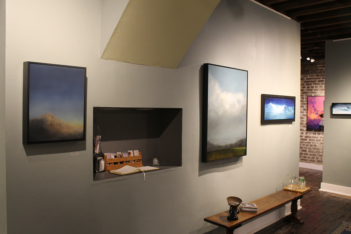 art show Robert Lange Studios Storm Paintings landscape art cloud paintings