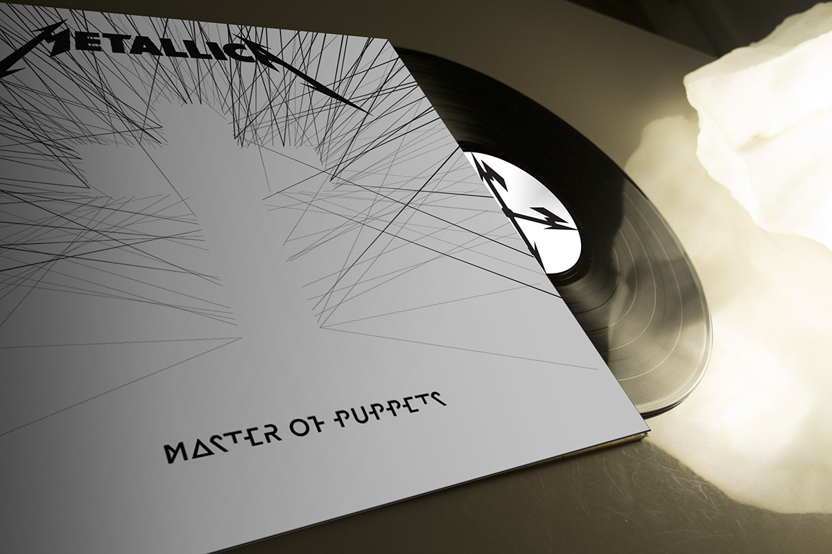 master of puppets Metallica cover cd vinyl edition metal thrash cross strings