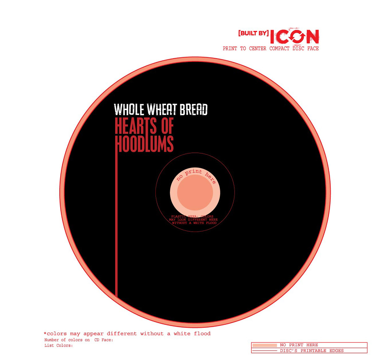 Whole Wheat Bread cd layout