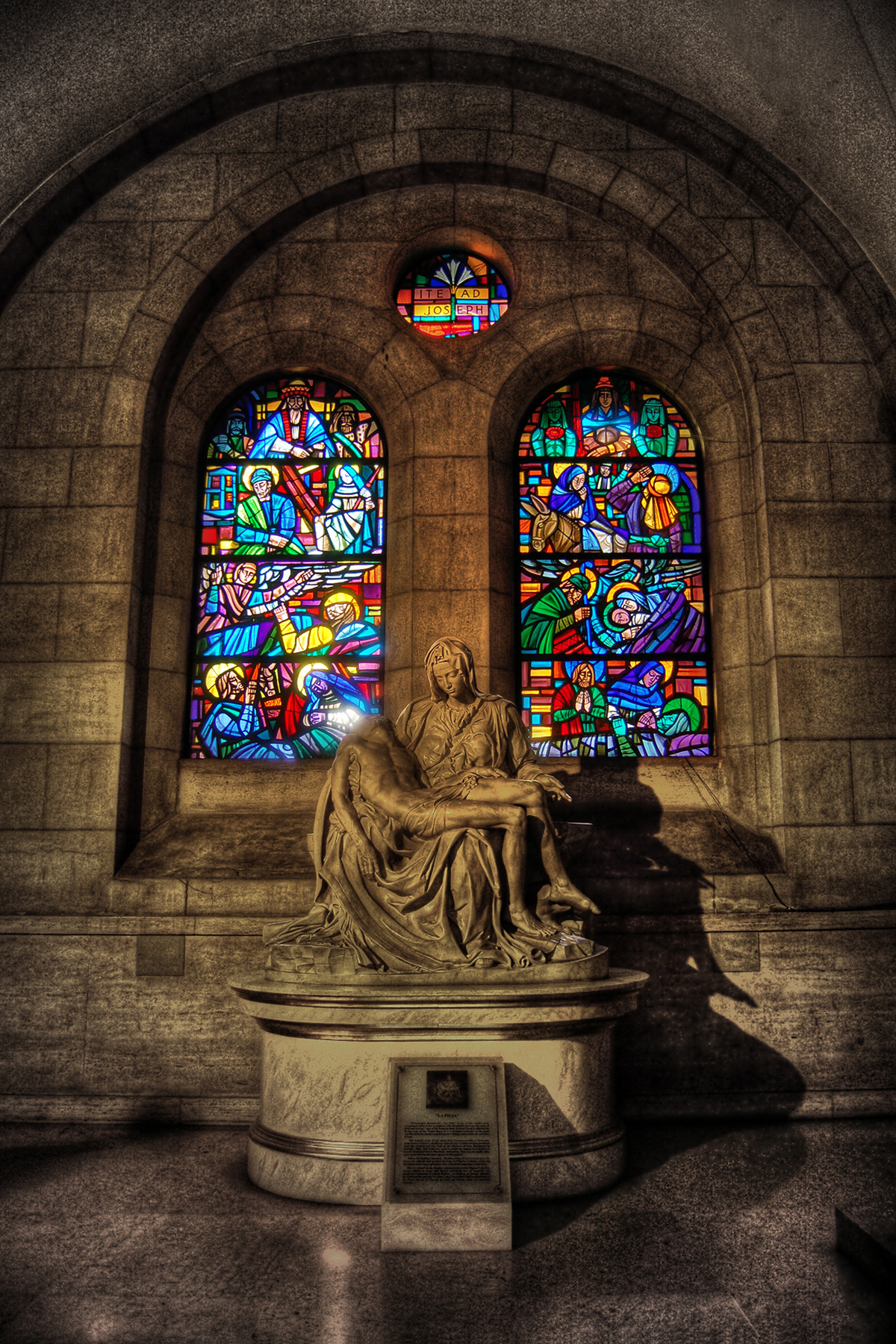 stained glass window Window Travel Interior Space  color HDR high dynamic range Manila philippines church sacred space jeweled lights travel photography
