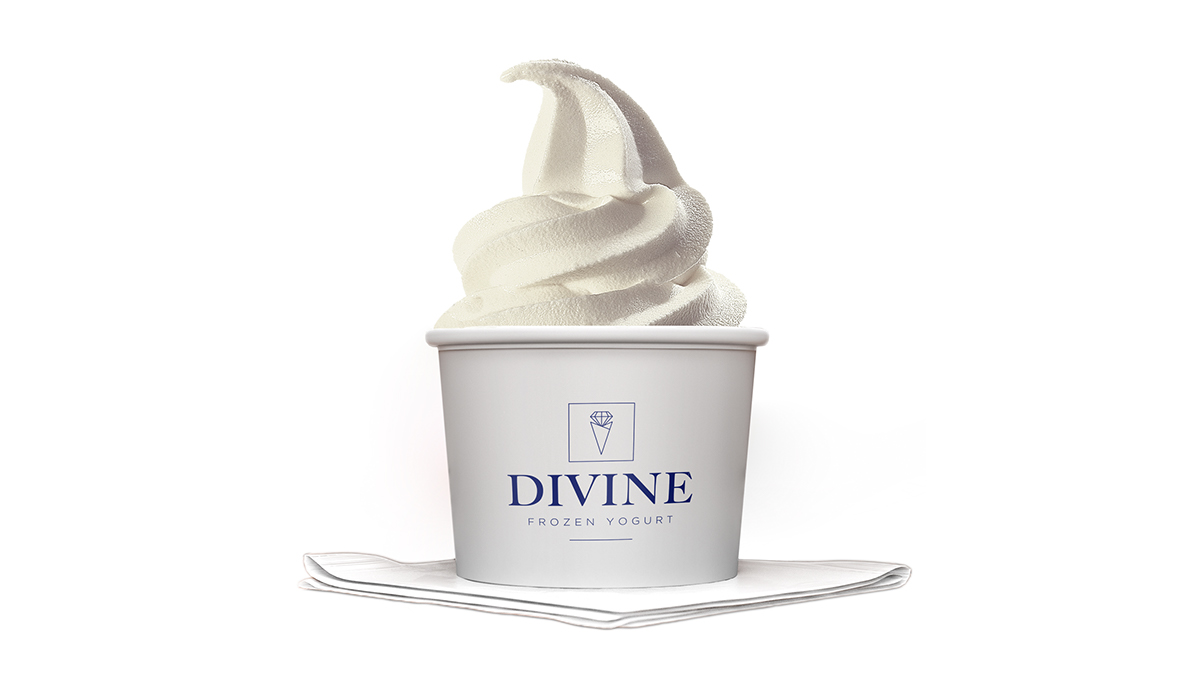 design identity Food  icecream brand divine package yogurt pure Unique tasty diamonds delicious