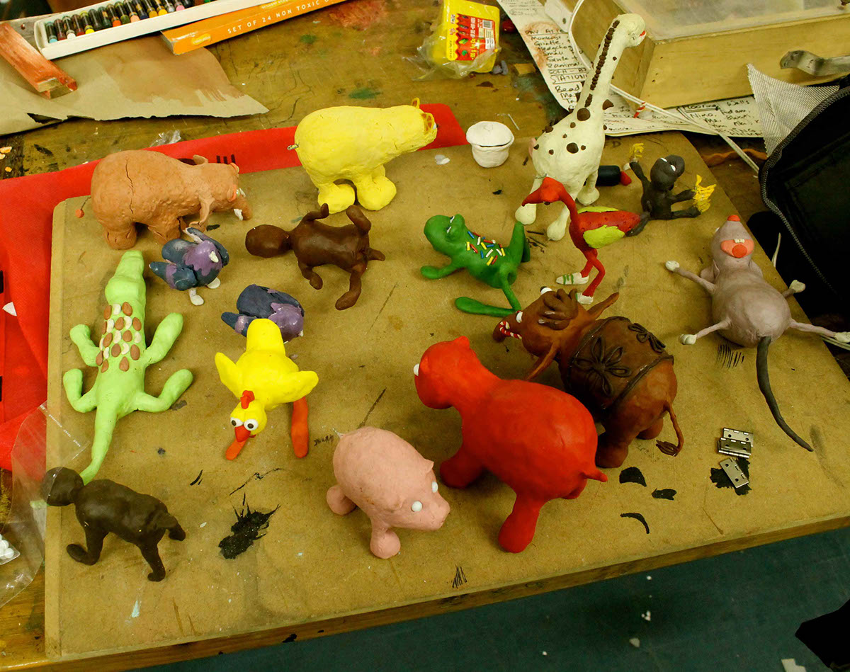 stopmotion claymation   baker animals