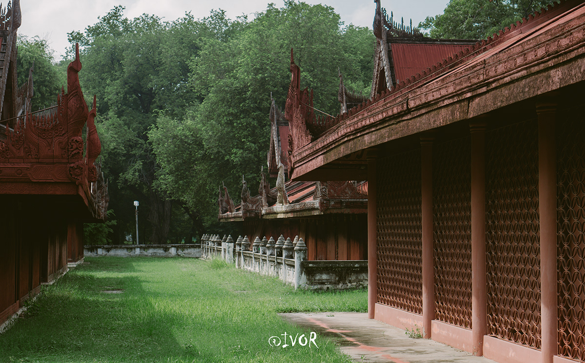 building architecture burmese monarchy king queen myanmar palace Landscape Travel