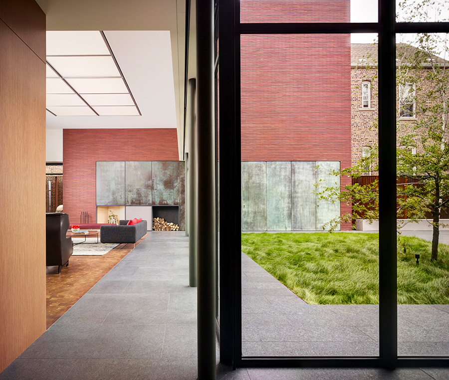wood house Coen + Partners chicago illinois garden Landscape Architecture 