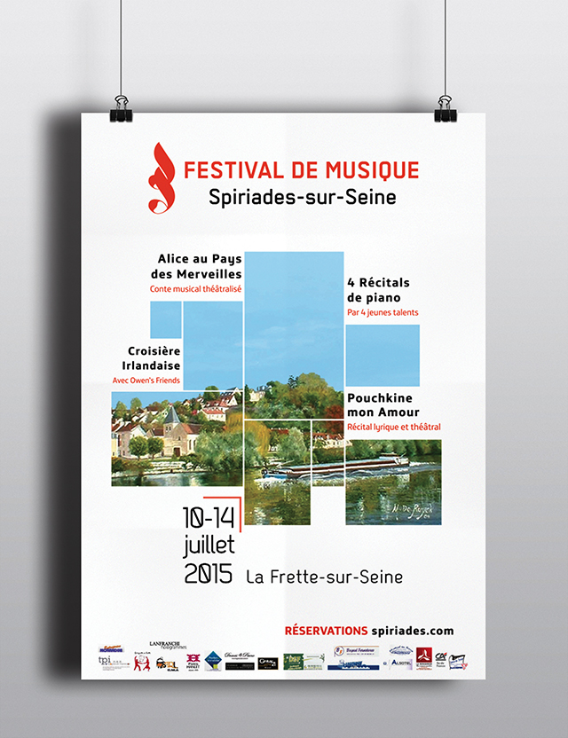 festival classique affiche poster mise en page Layout