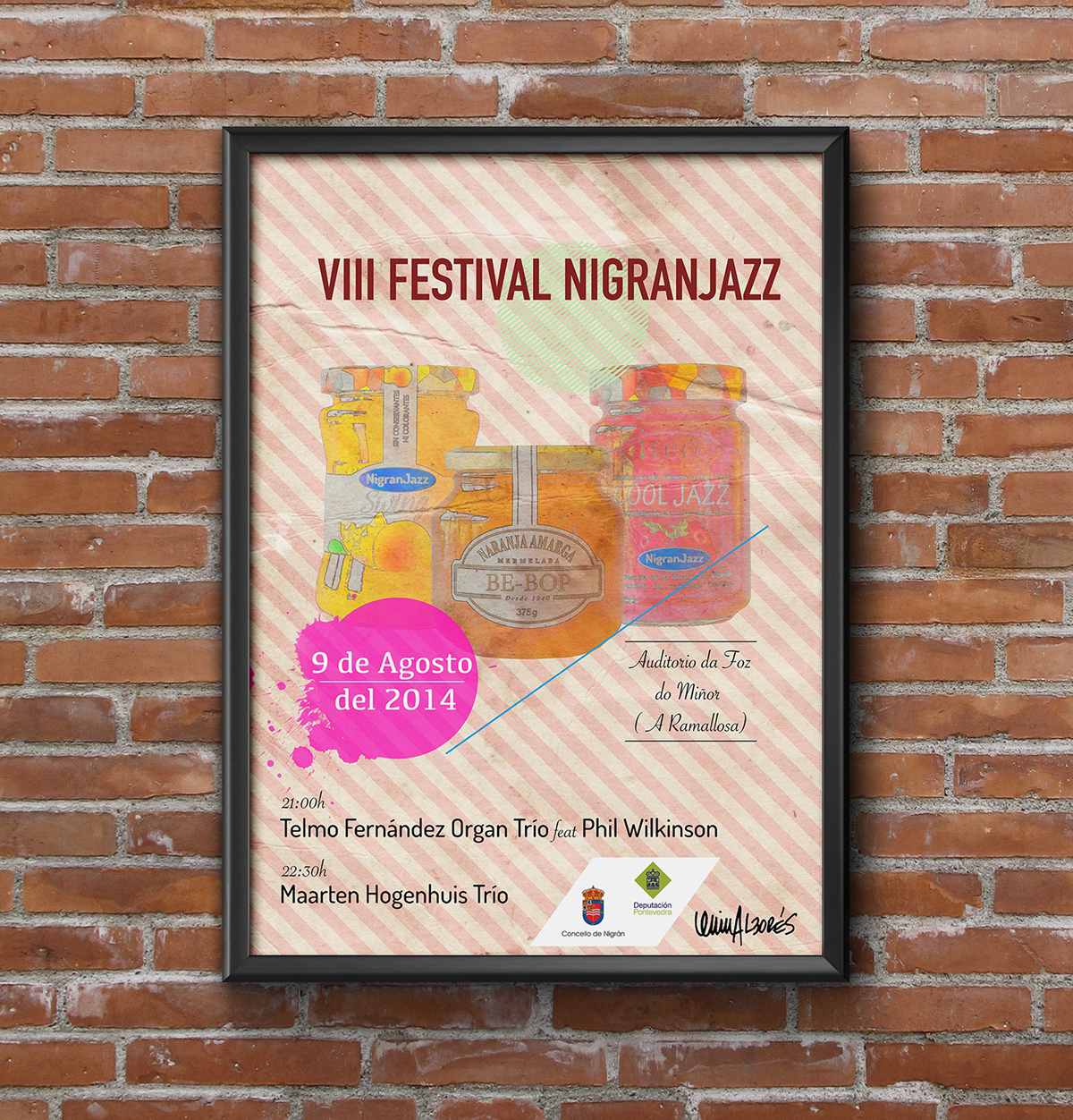 publicidad diseño gráfico musica cartel poster nigranjazz jazz mermelada