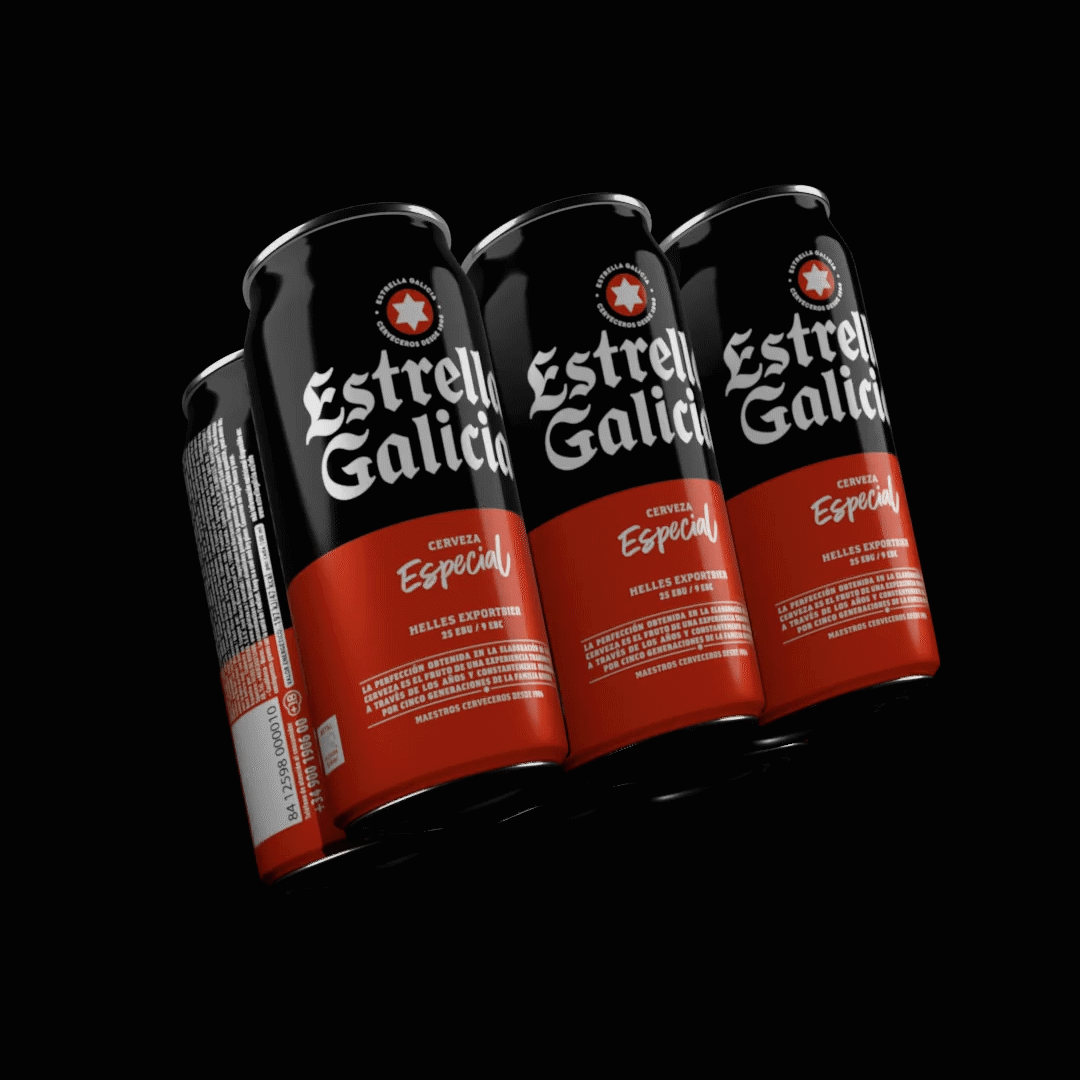 Advertising  beer brand Ecology Estrella Galicia graphic design  marketing   social media Sustainability Video Editing