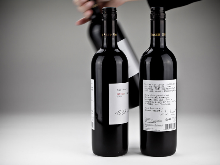 wine winery Sepp Moser Zweigelt limited bottles bottle