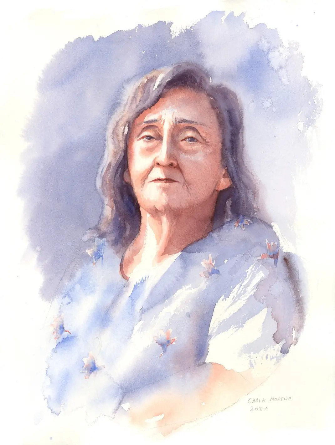acuarela watercolor portrait