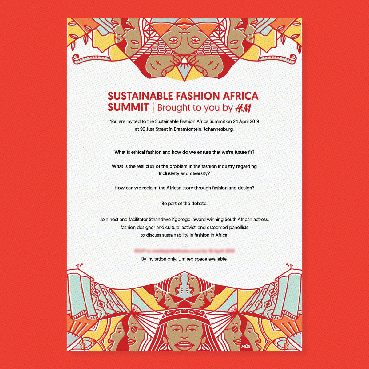 African Fashion african textile Conscious Collection H&M ILLUSTRATION  pattern pattern design  southafrica Sustainability