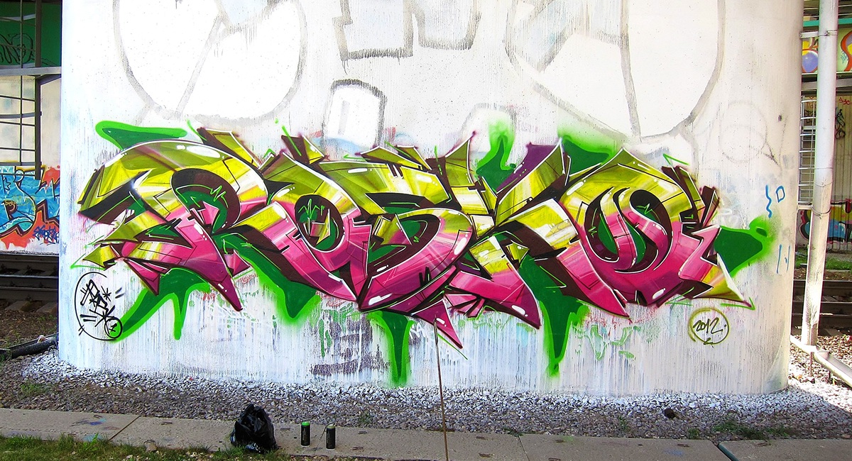 Rasko  Graffiti art 3D graffic Street wall paint draw Beautiful граффити рисование роспись стен