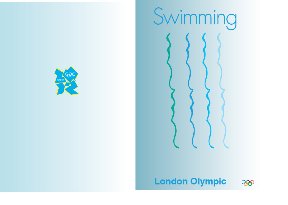 olympic swimming diving pamphlets