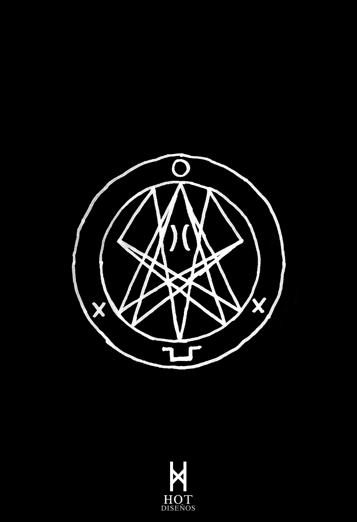 black occult minimal Occultism draws illustrations esoteric tattoos symbols runes