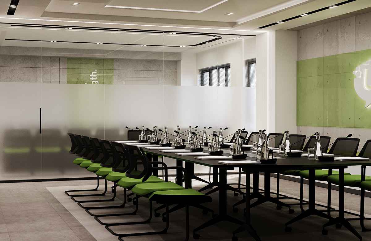 Conference Hall Design conference hall design interior design  meeting room meeting room design 3ds max visualization 3D Render