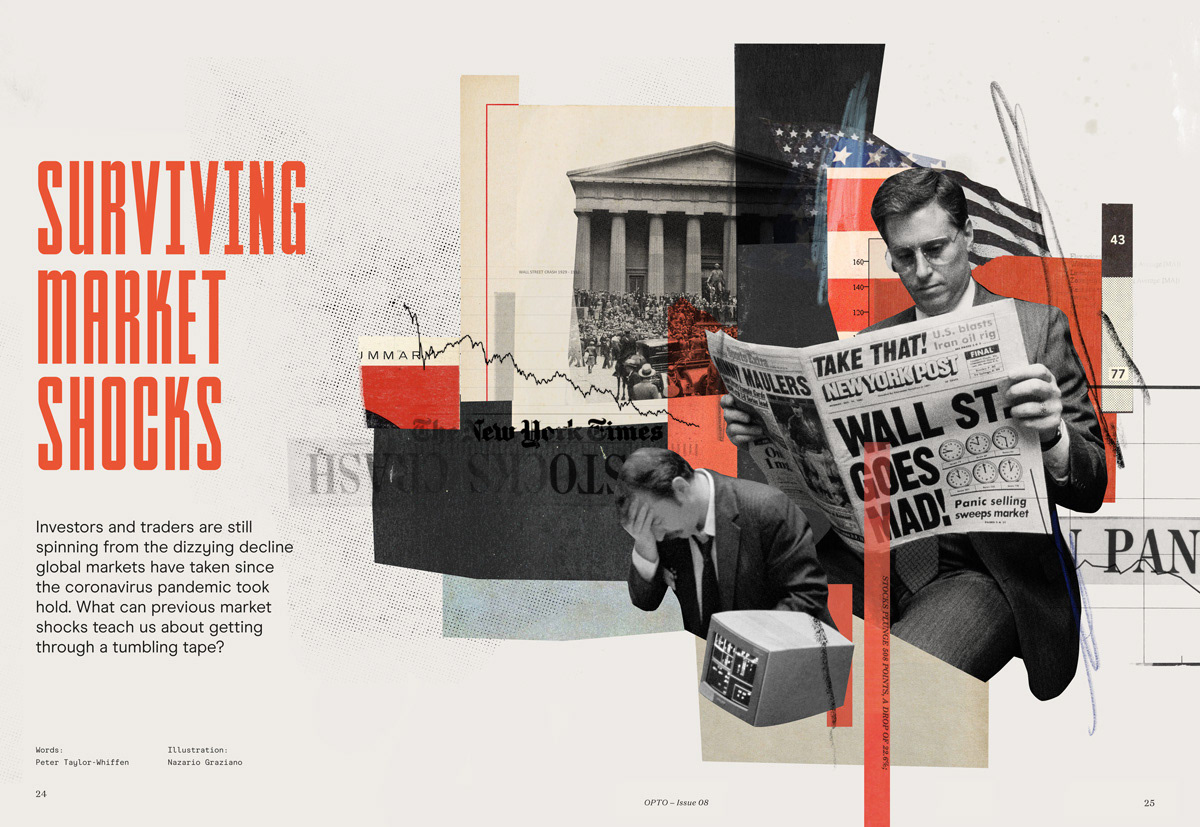 editorial financial ILLUSTRATION  magazine wallstreet collage finance paper portrait usa