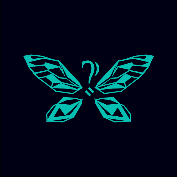 butterfly coding gradient hackathon logo logos Phoenix treasure hunt typography   Cryptx