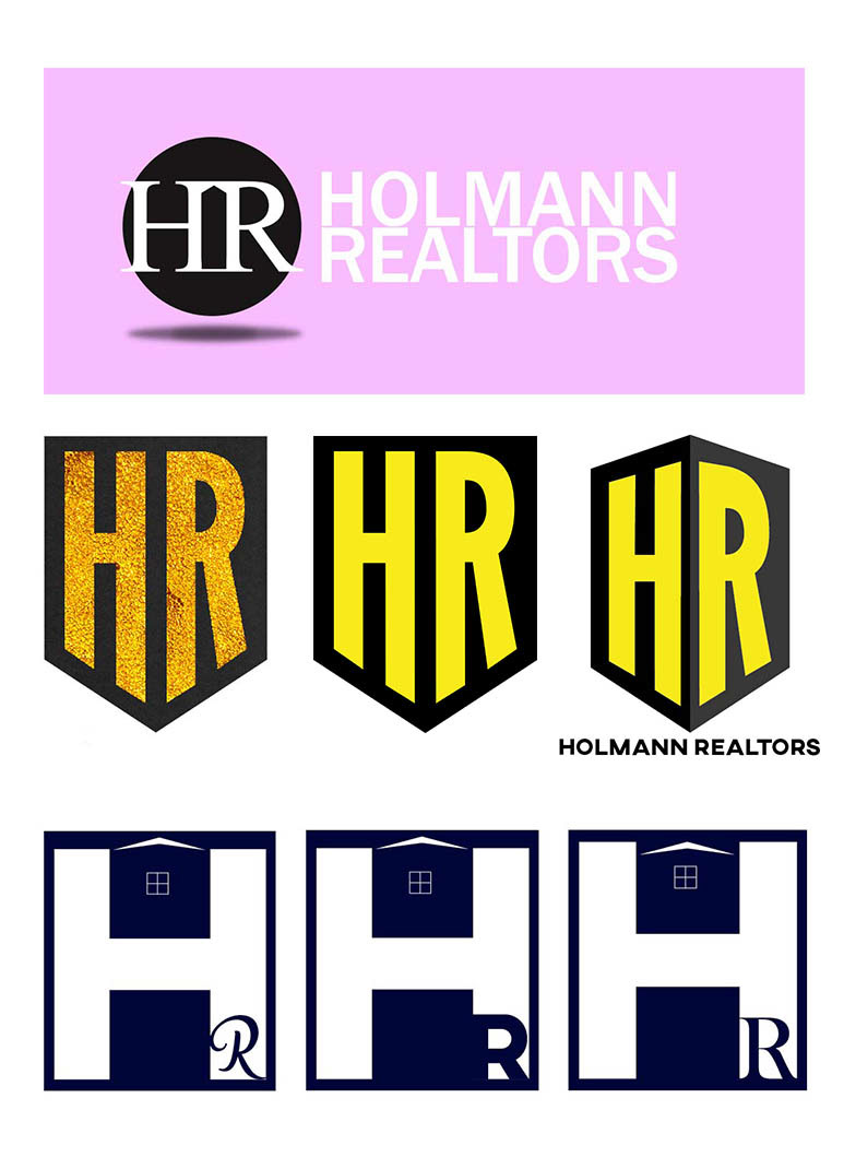 realstate Logo. Holmann realtors Proposal