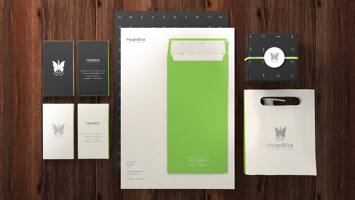 Hvanwyk hair Corporate Identity