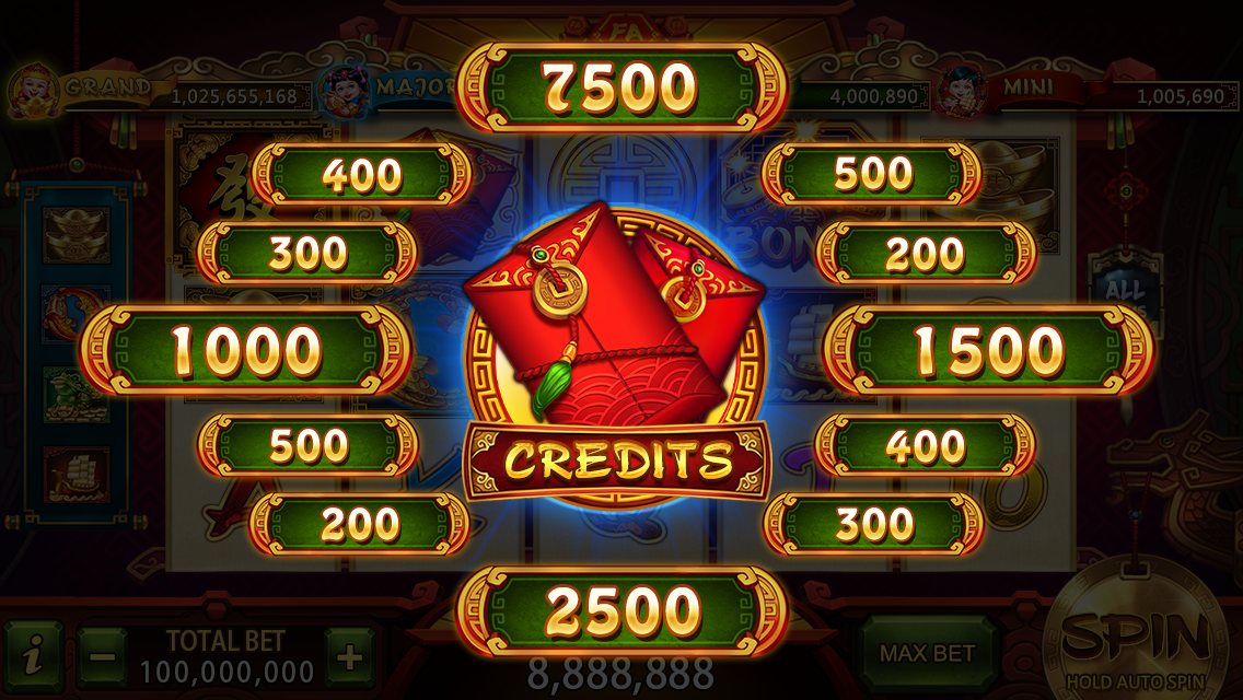 slot game game ui chinese fortune fuwa game game asset 2D fortune dragon